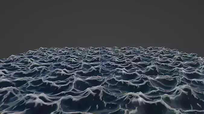 Ocean sea water waves