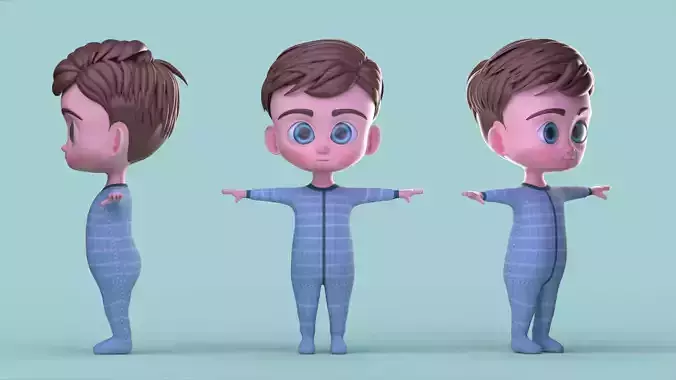 Cartoon Boy Model
