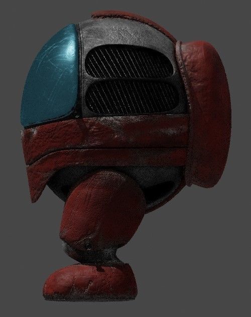 Realistic AmongUs Crewmate 3D model_3