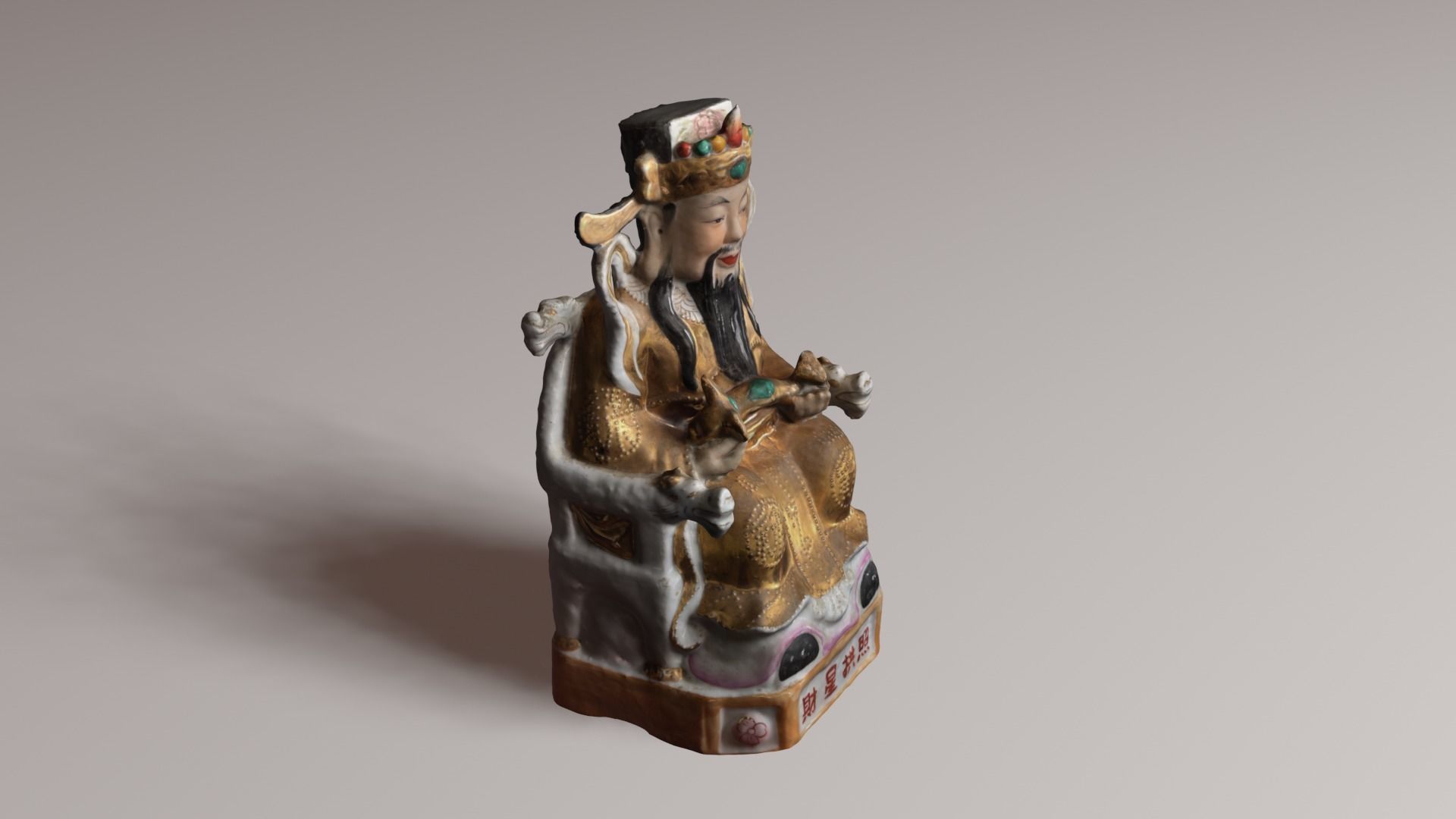 Chinese god 1 3D print model_17