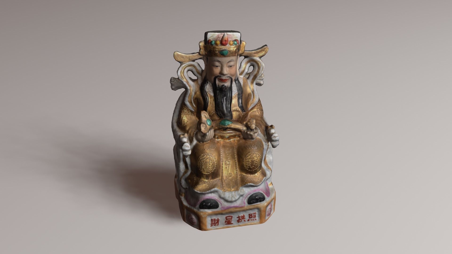 Chinese god 1 3D print model_13