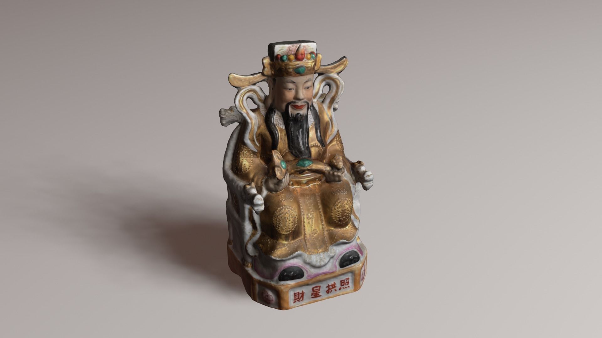 Chinese god 1 3D print model_14