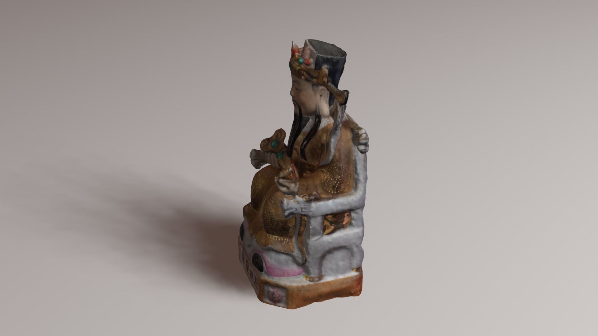 Chinese god 1 3D print model_36