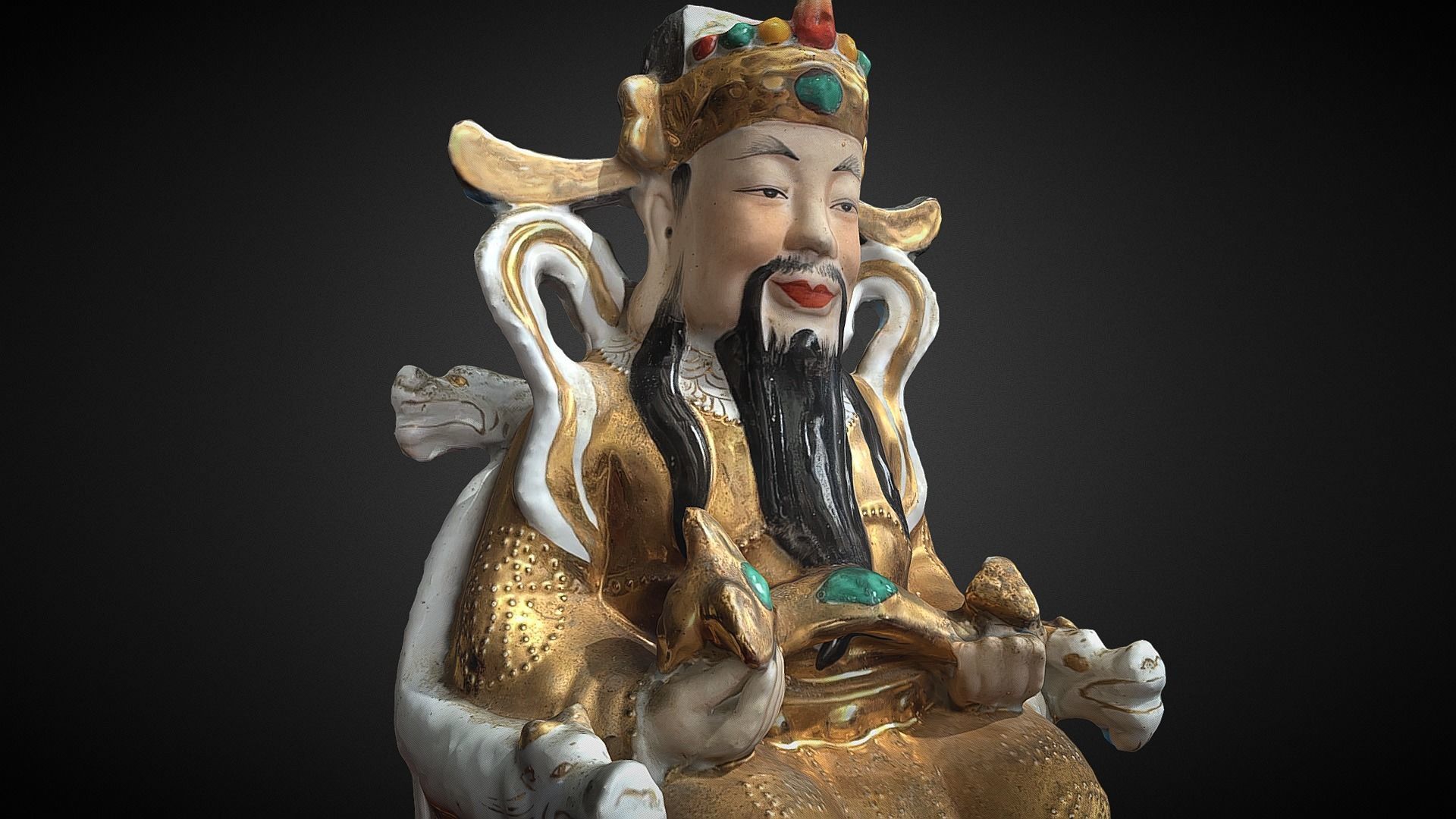 Chinese god 1 3D print model_5