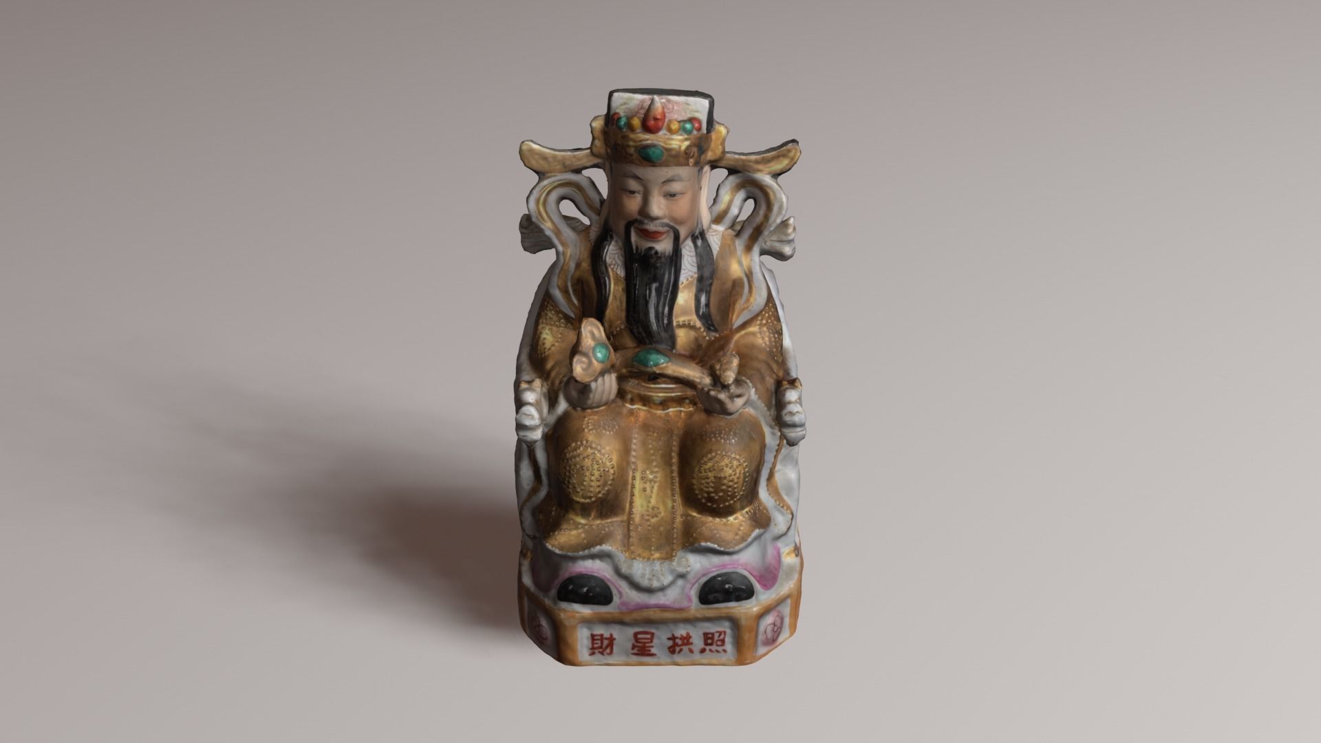Chinese god 1 3D print model_12