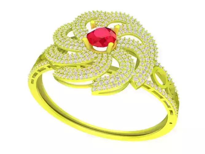 A6481 Italy Art Diamond Women Bangle