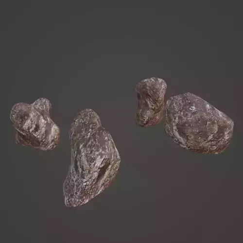 Rock Stone Low-poly 3D model