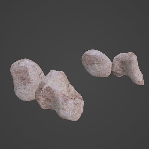 Rock Stone Low-poly 3D model