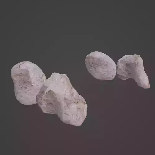 Rock Stone Low-poly 3D model