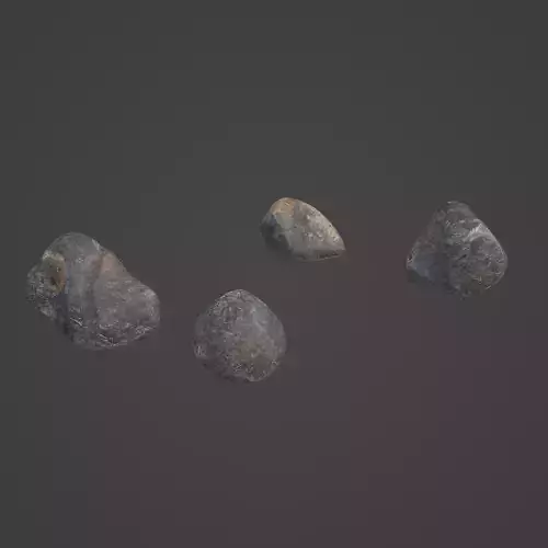 Rock Stone Low-poly 3D model