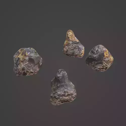 Rock Stone Low-poly 3D model