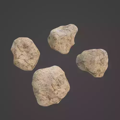 Rock Stone Low-poly 3D model