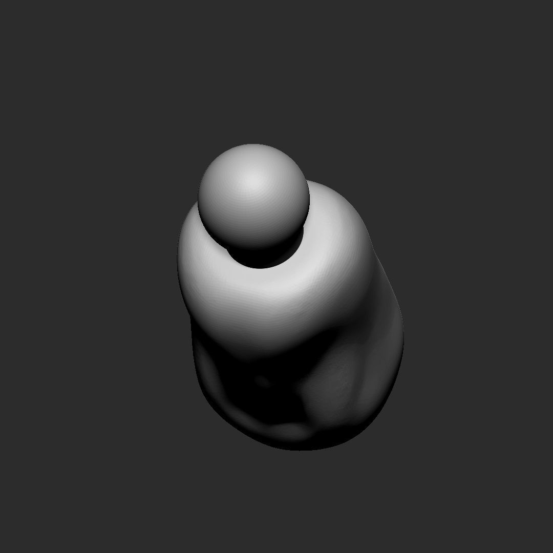 Custom neck mezco 3D print model_4