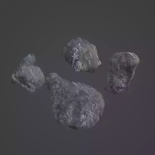 Rock Stone Low-poly 3D model