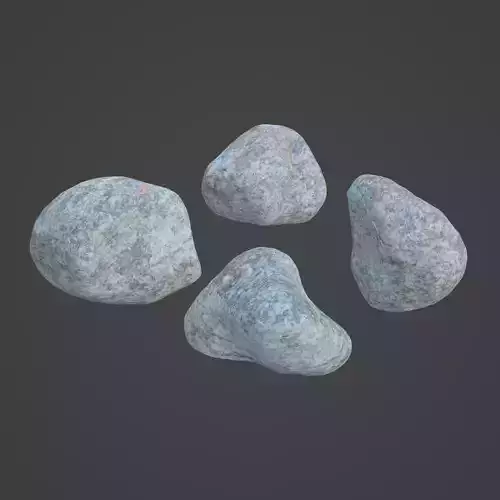 Rock Stone Low-poly 3D model