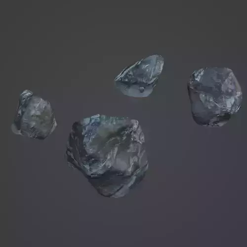 Rock Stone Low-poly 3D model