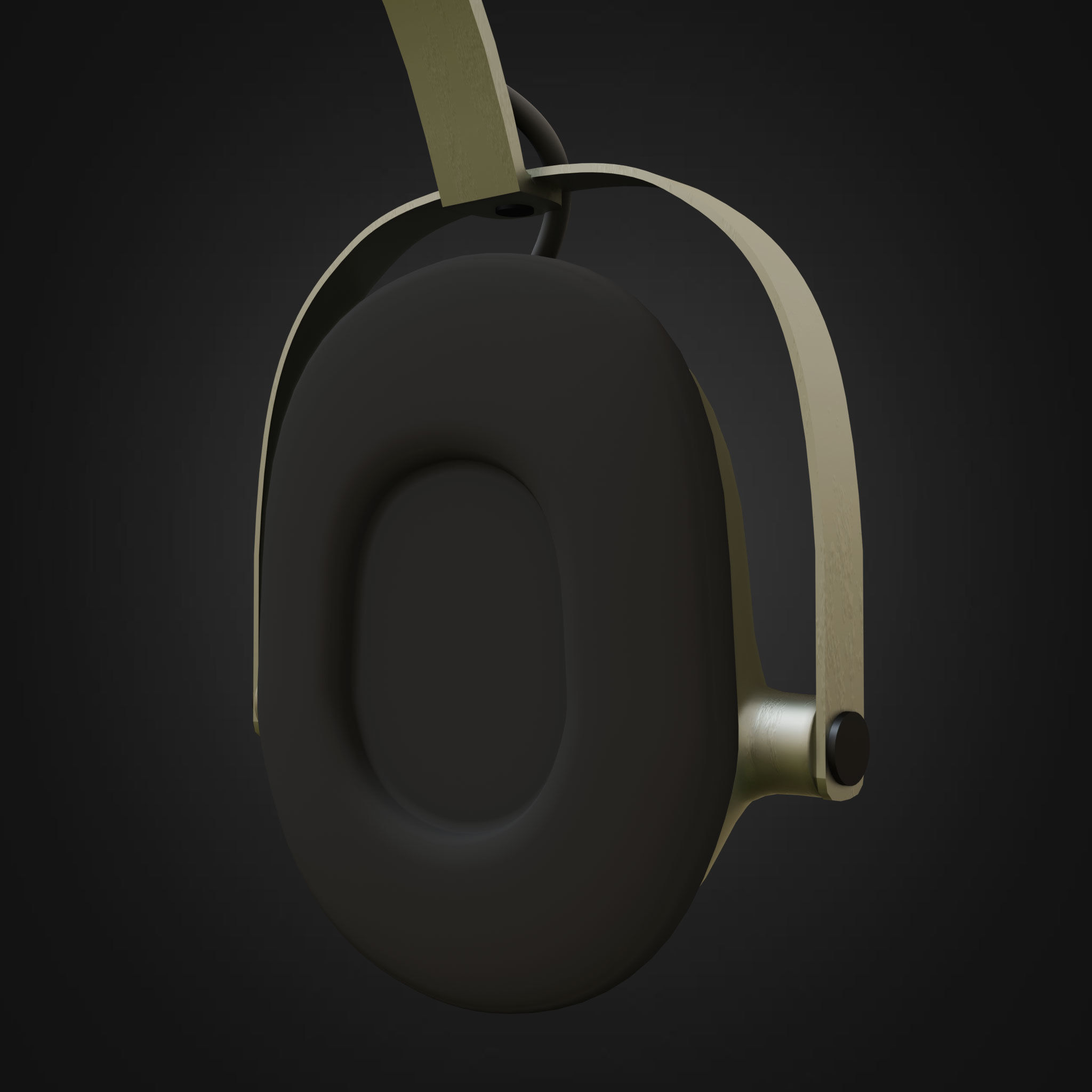 Earphones Retro 3D model_6