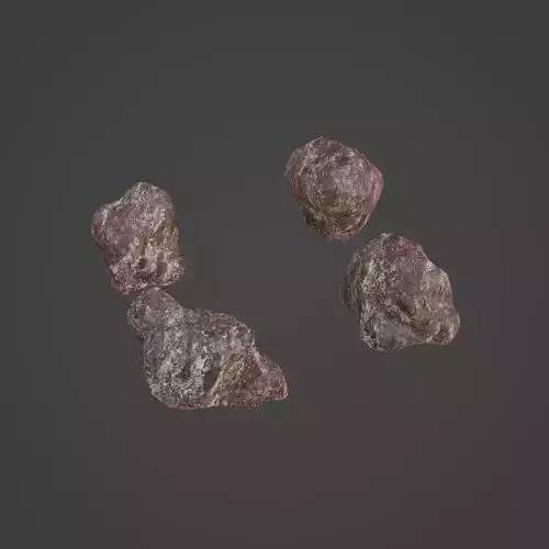 Rock Stone Low-poly 3D model