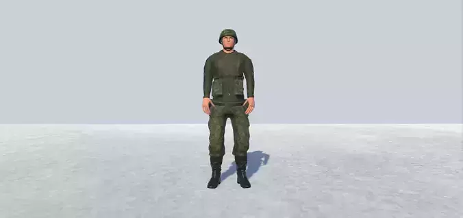 soldier Avatar Rigged