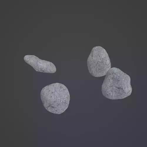 Rock Stone Low-poly 3D model