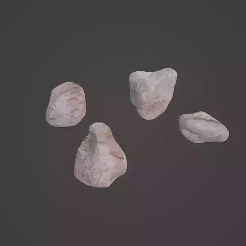 Rock Stone Low-poly 3D model