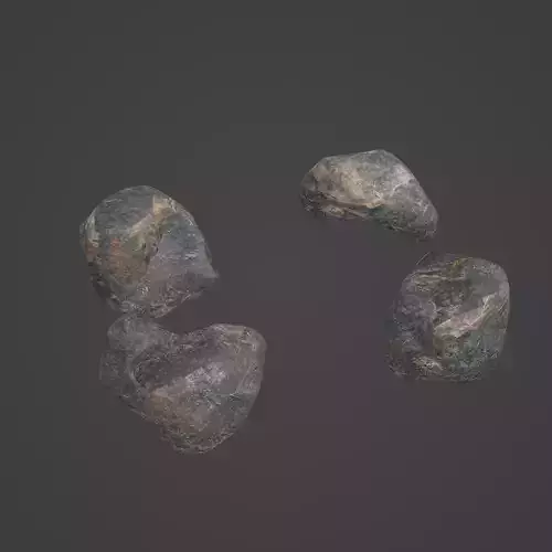 Rock Stone Low-poly 3D model