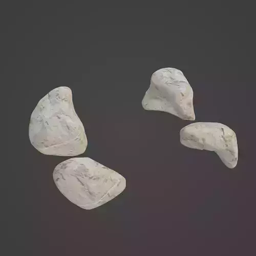 Rock Stone Low-poly 3D model