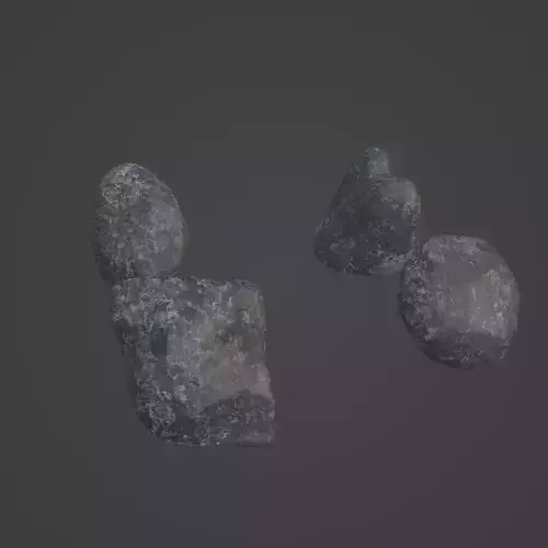 Rock Stone Low-poly 3D model
