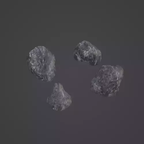 Rock Stone Low-poly 3D model