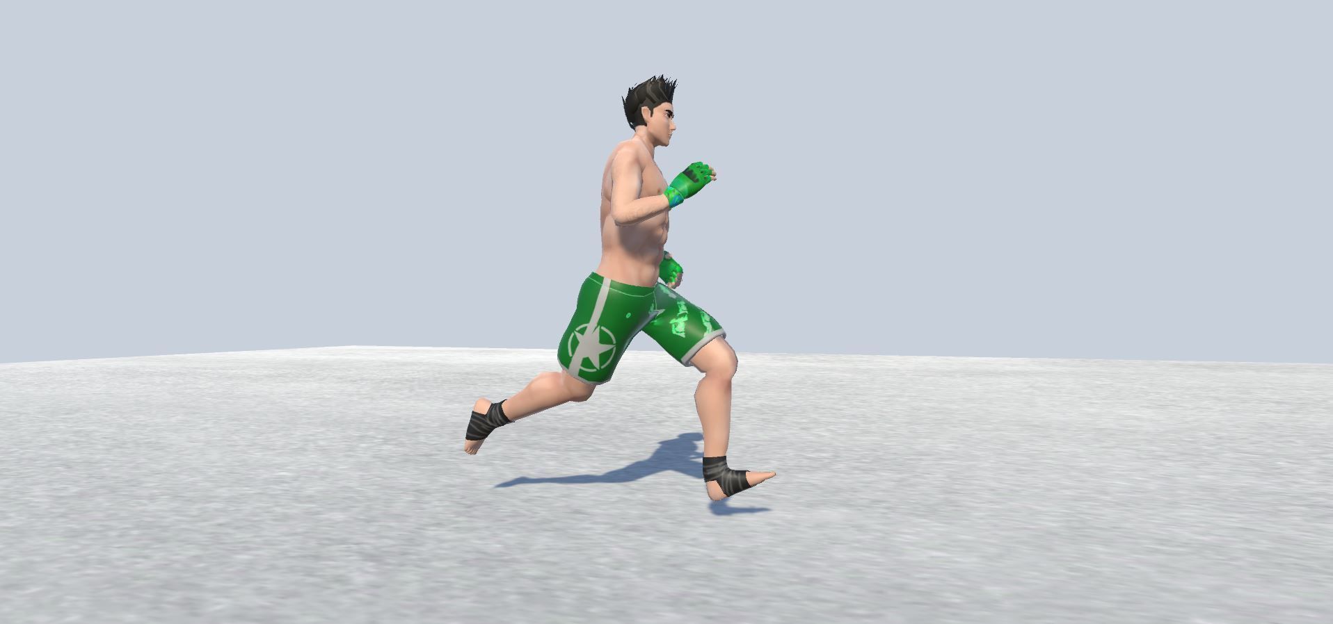 MMA avatar 2 Rigged  Low-poly 3D model_7