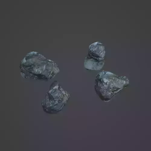 Rock Stone Low-poly 3D model