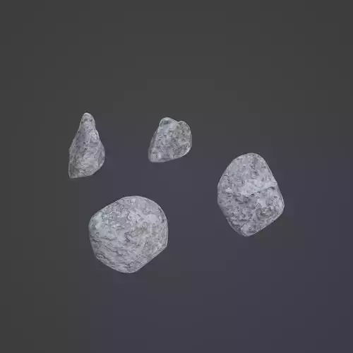 Rock Stone Low-poly 3D model