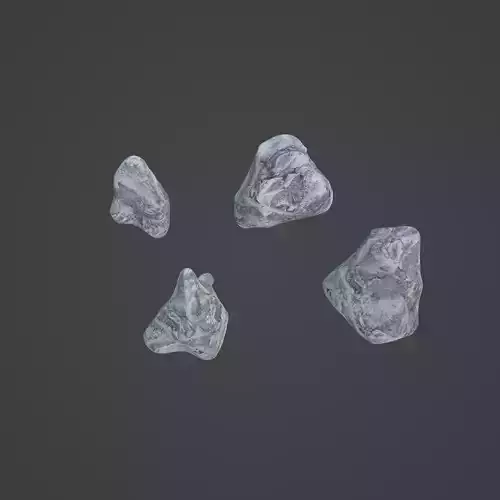 Rock Stone Low-poly 3D model