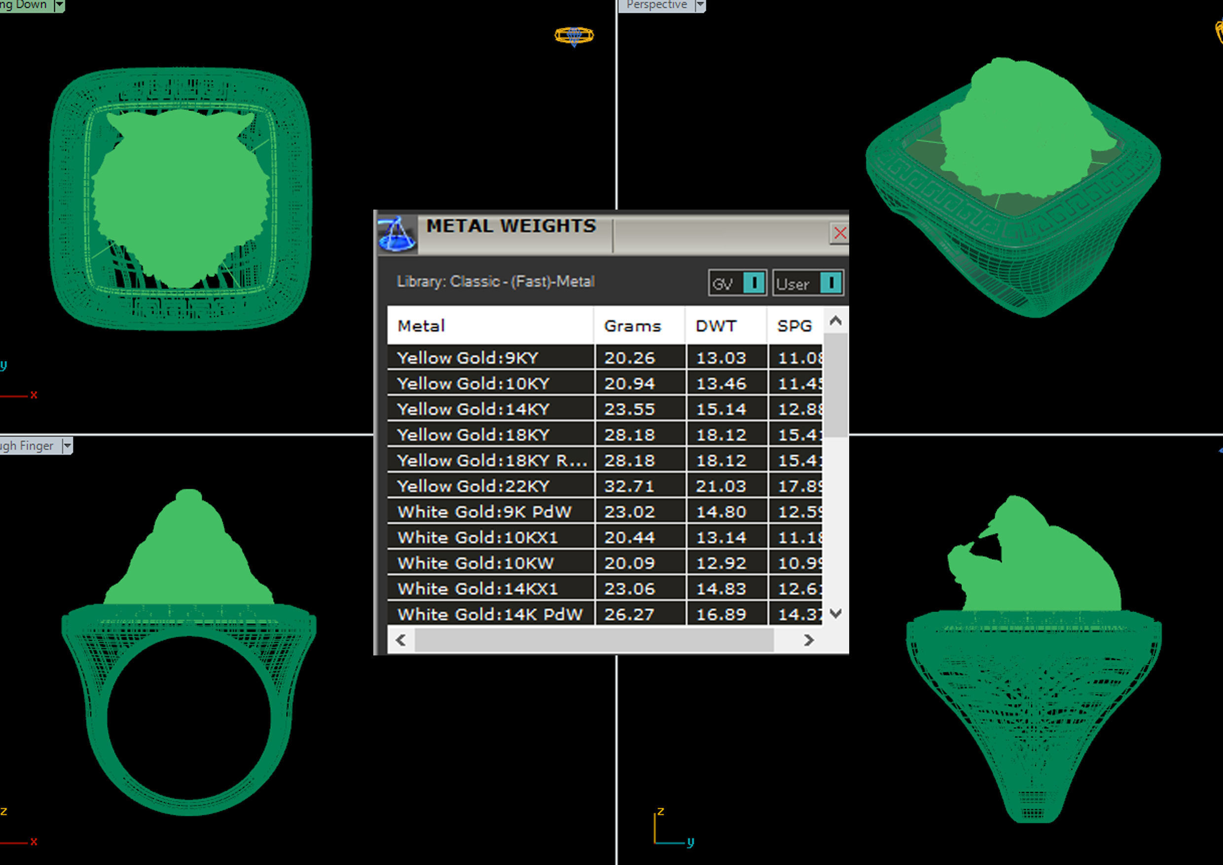 Tiger ring printable 3d model 3D print model_4