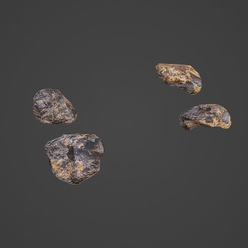 Rock Stone Low-poly 3D model