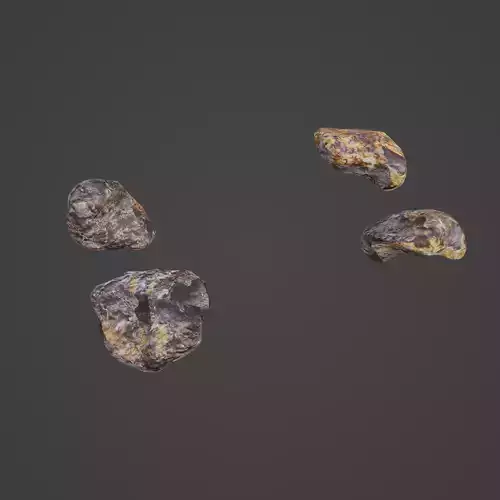 Rock Stone Low-poly 3D model
