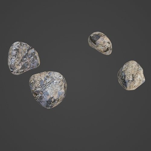 Rock Stone Low-poly 3D model