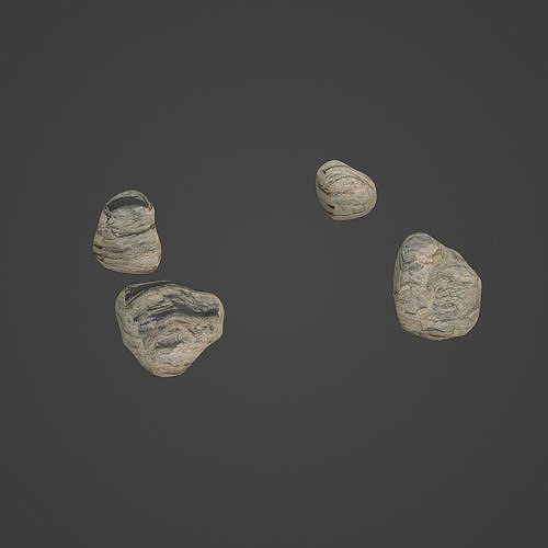 Rock Stone Low-poly 3D model