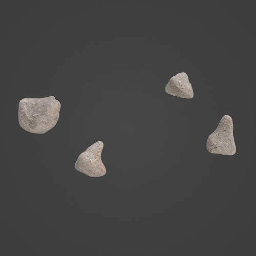 Rock Stone Low-poly 3D model