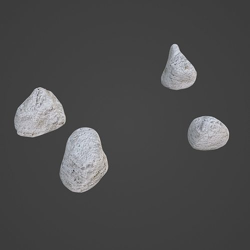 Rock Stone Low-poly 3D model