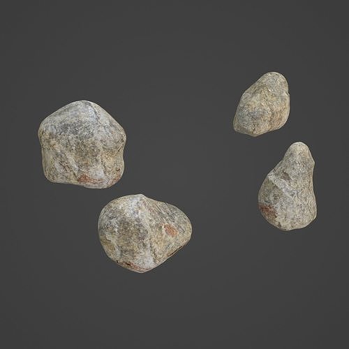 Rock Stone Low-poly 3D model