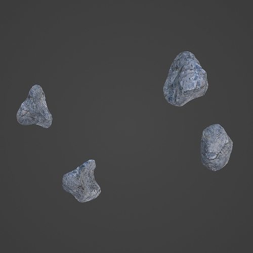 Rock Stone Low-poly 3D model
