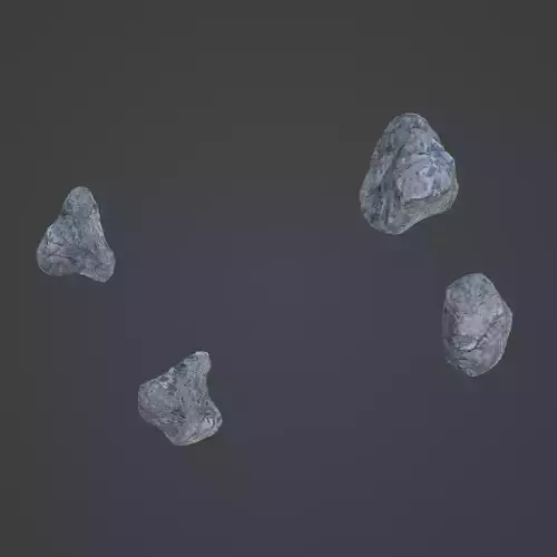 Rock Stone Low-poly 3D model