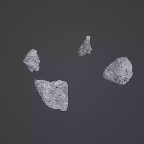 Rock Stone Low-poly 3D model
