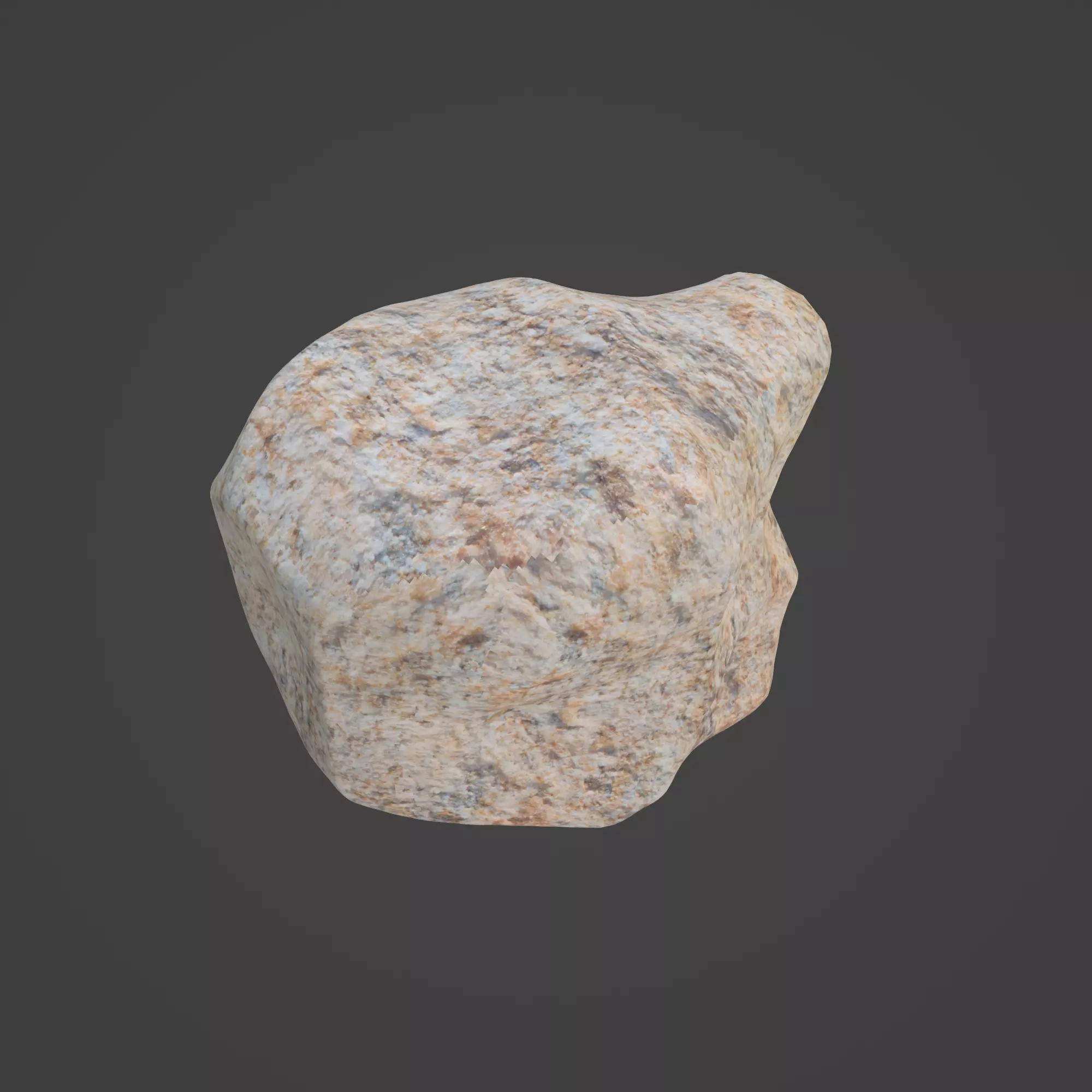Rock Stone Low-poly 3D model_0