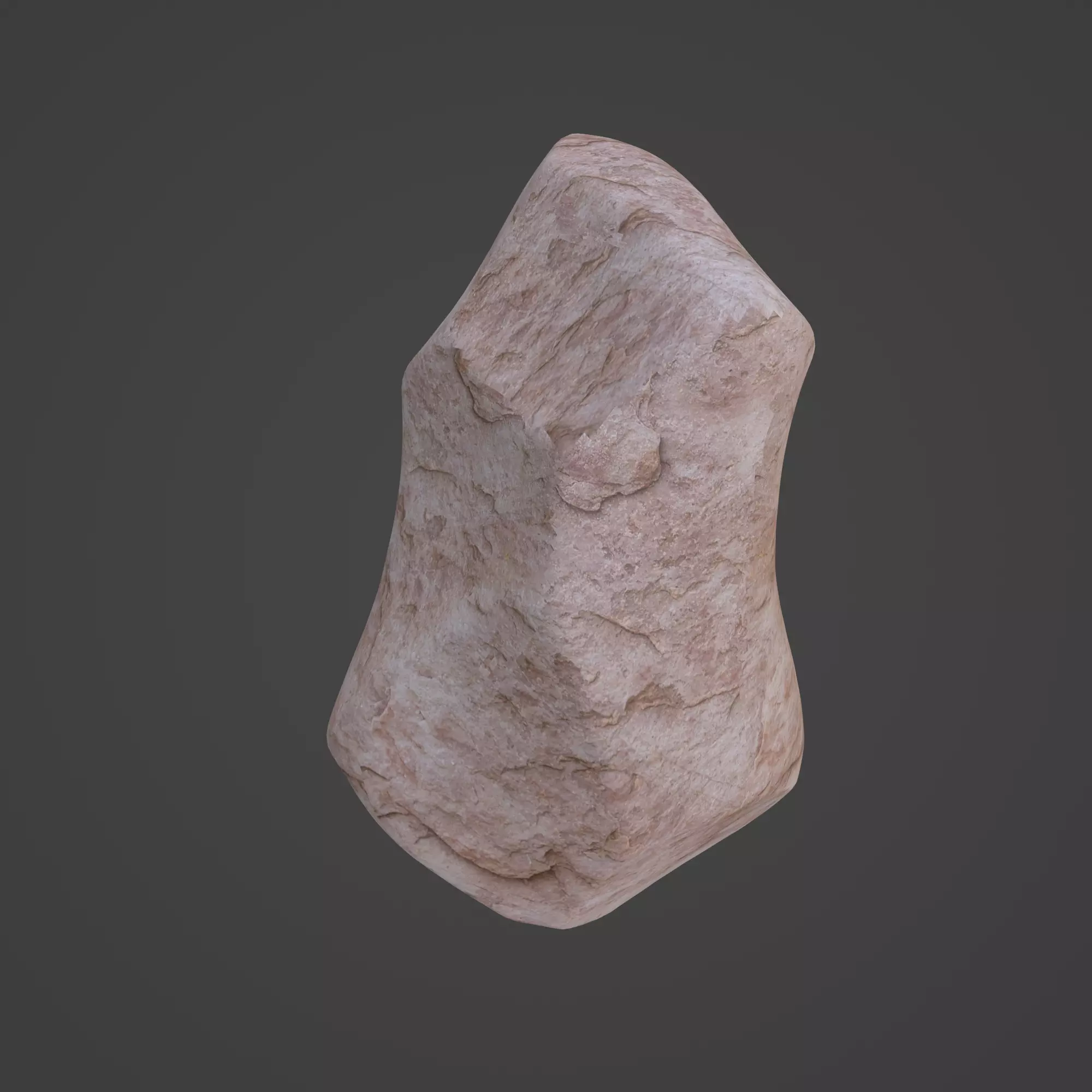Rock Stone Low-poly 3D model_0