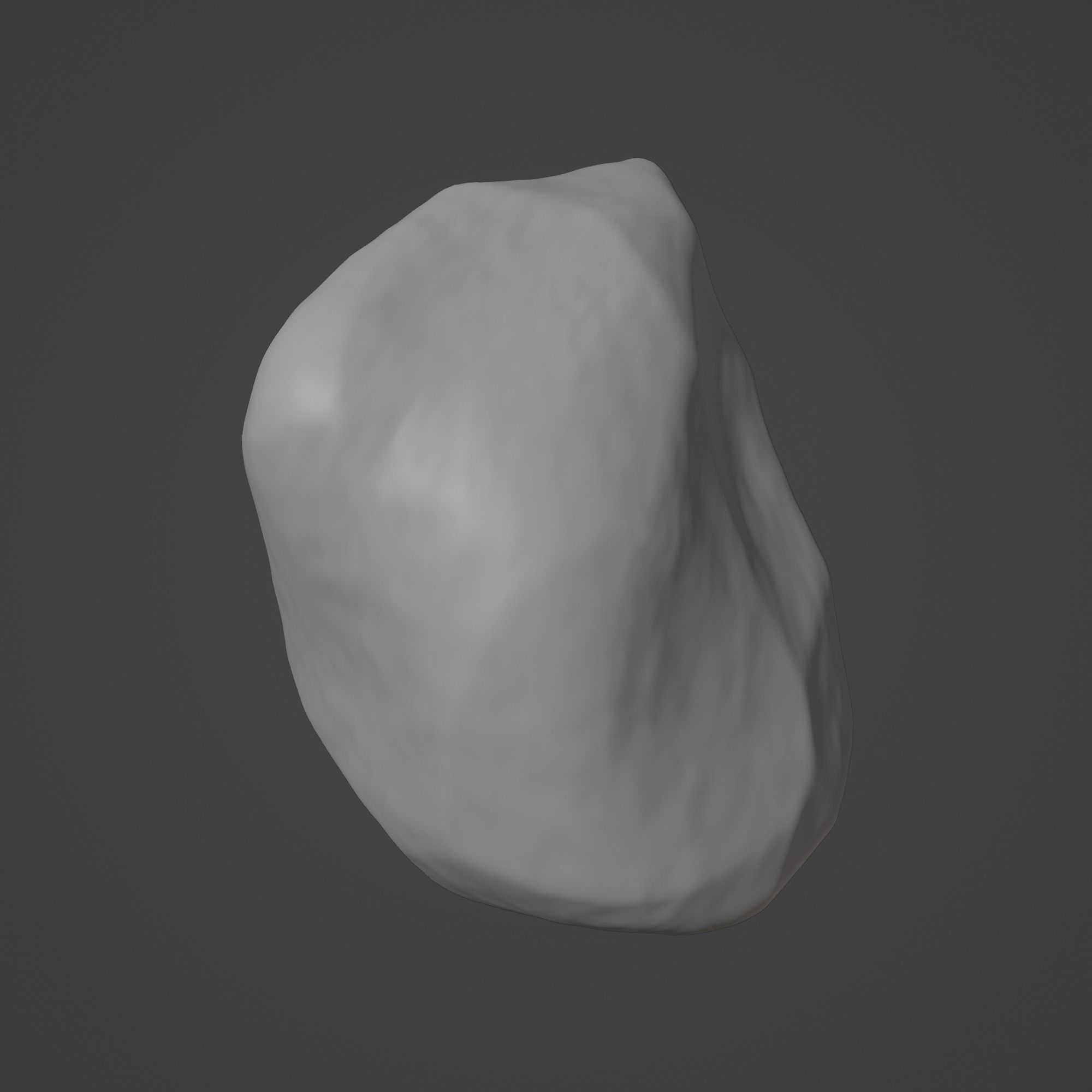Rock Stone Low-poly 3D model_1