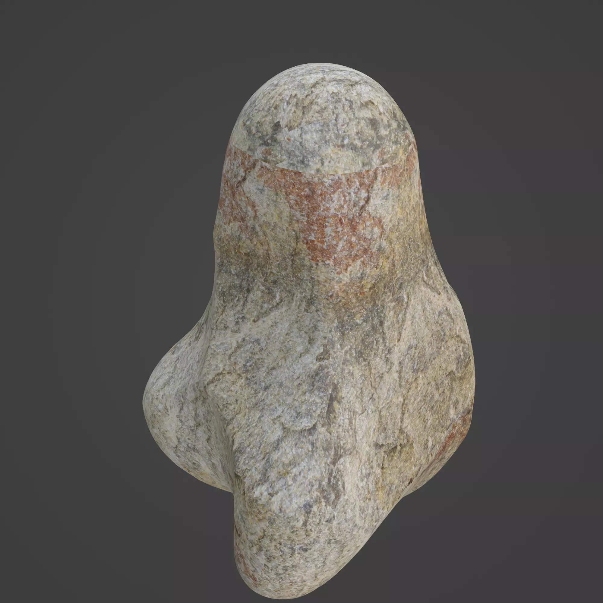 Rock Stone Low-poly 3D model_0