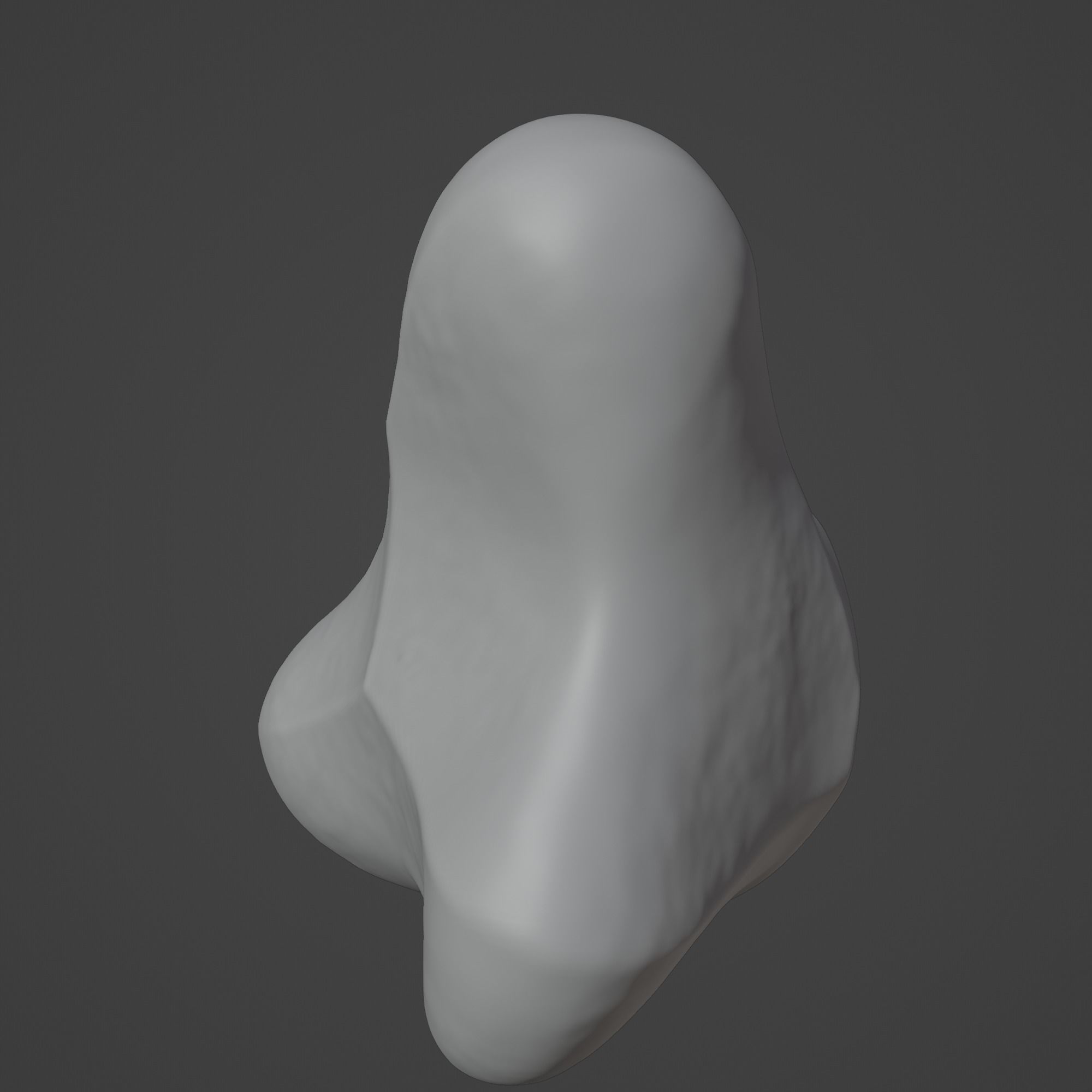 Rock Stone Low-poly 3D model_1