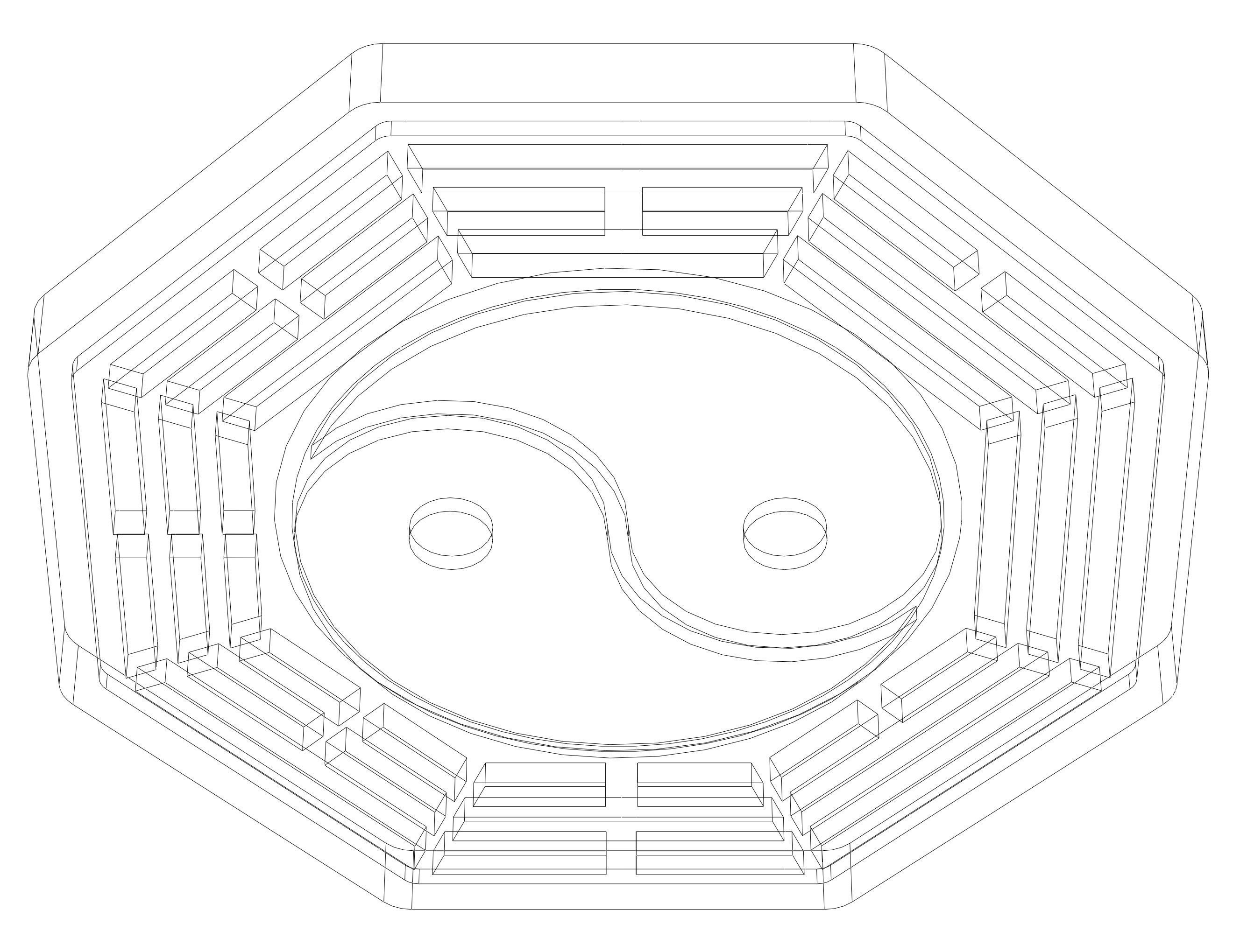 Chinese Taiji and Bagua 3D print model_20